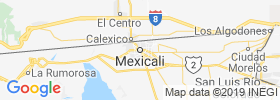 Mexicali map